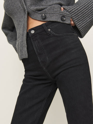 etta stretch high rise stacked slim jeans