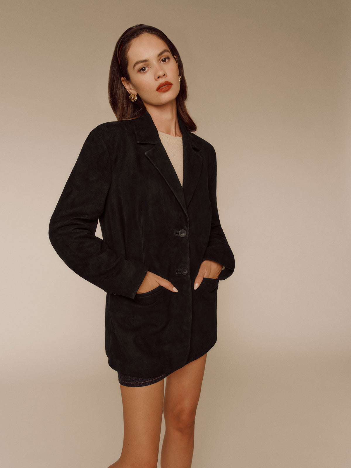 veda leon oversized blazer