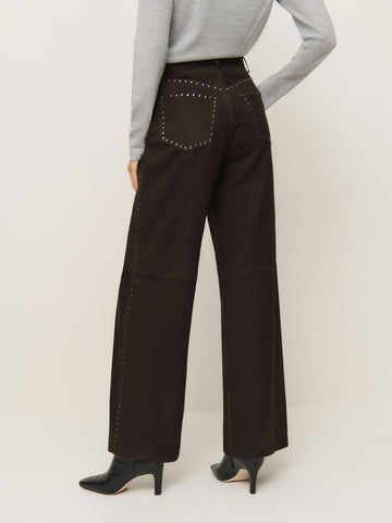 veda kennedy studded leather pant