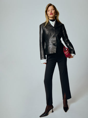 veda flynn leather jacket