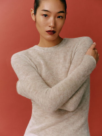 alice sheer alpaca crew