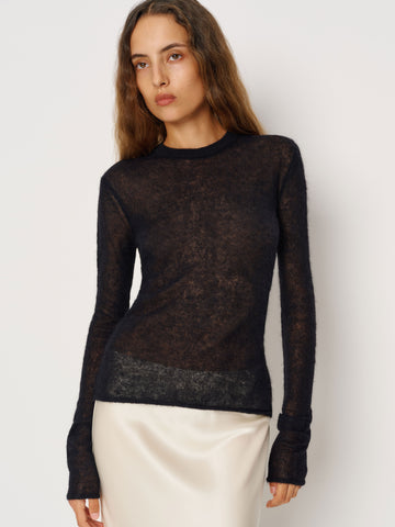 alice sheer alpaca crew