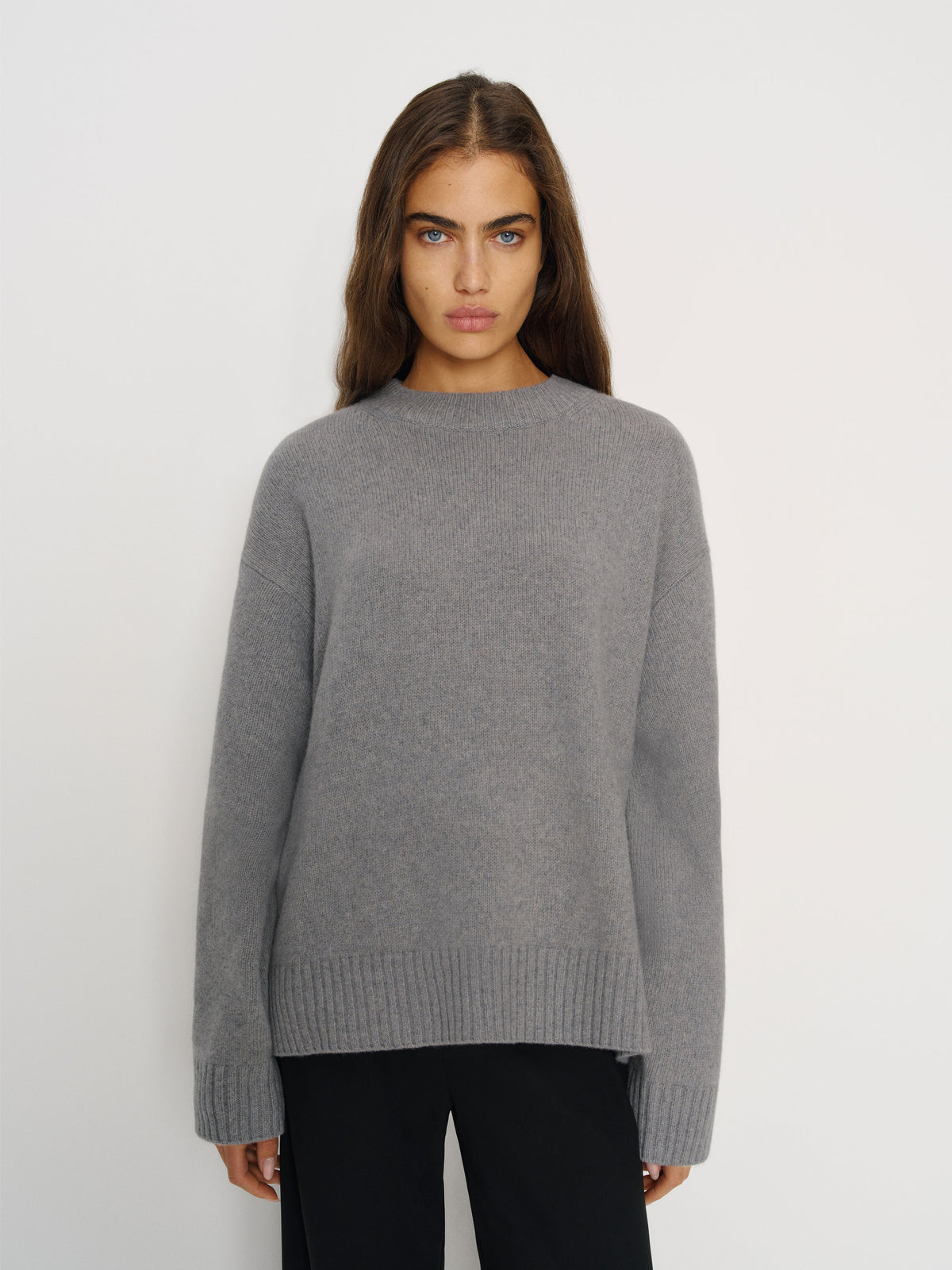 cove cashmere oversized crew