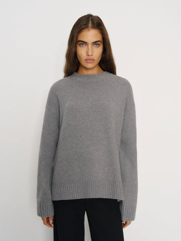 cove cashmere oversized crew