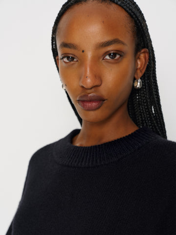 cove cashmere oversized crew