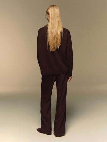 cove cashmere oversized crew