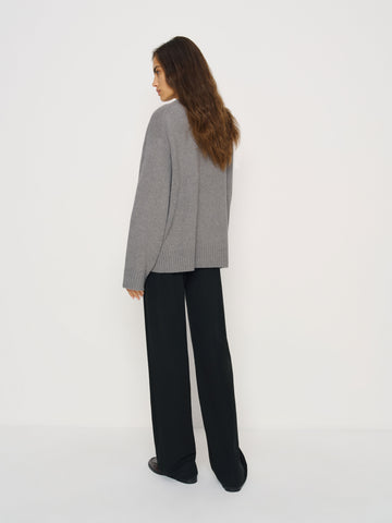 cove cashmere oversized crew
