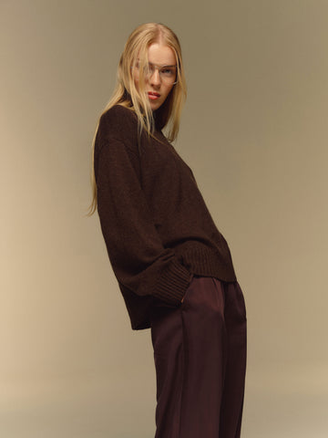 cove cashmere oversized crew