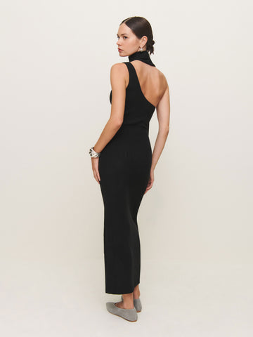 julianna cashmere scarf sweater dress