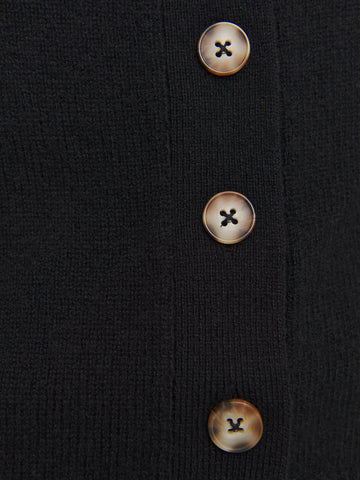 karina regenerative wool scoop neck cardigan