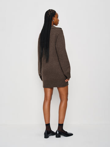 maeve cashmere polo dress