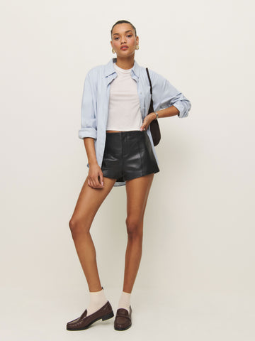 veda rory leather short