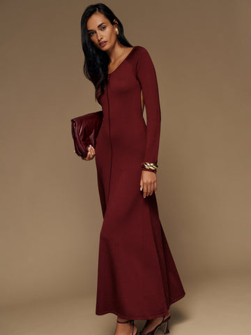 livia regenerative merino sweater dress