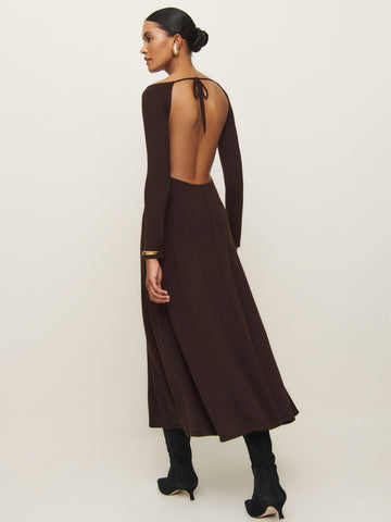 livia regenerative merino sweater dress