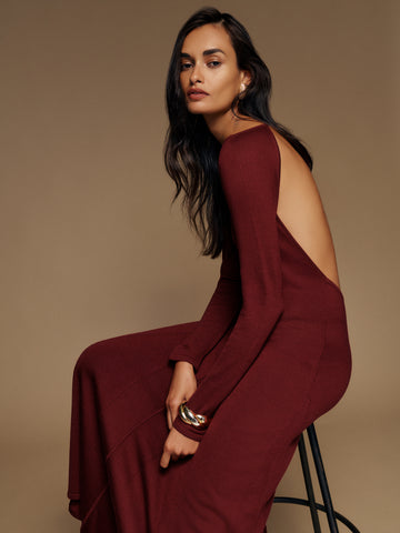 livia regenerative merino sweater dress