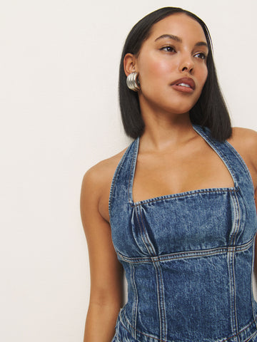 lucinda denim top