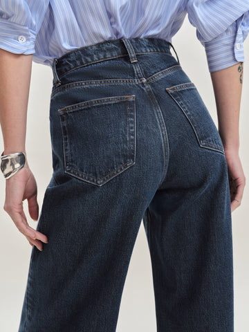 wes high rise wide leg jeans