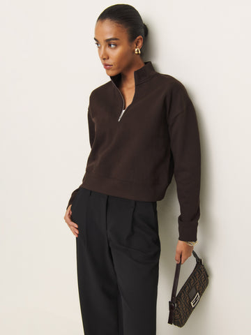 maddie zip sweatshirt