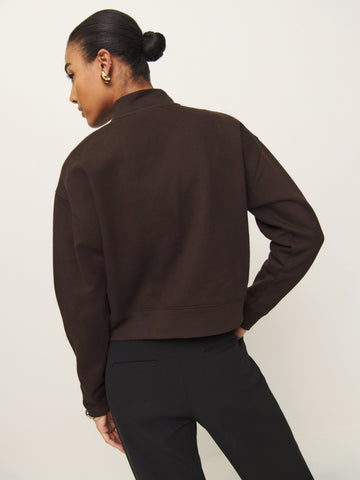 maddie zip sweatshirt