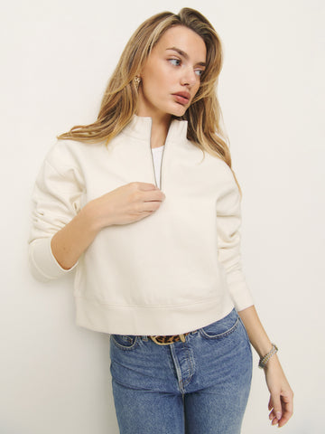 maddie zip sweatshirt