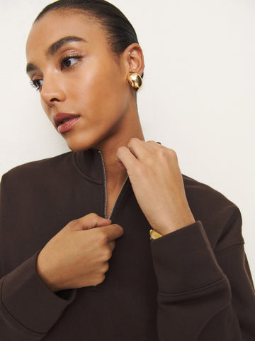 maddie zip sweatshirt
