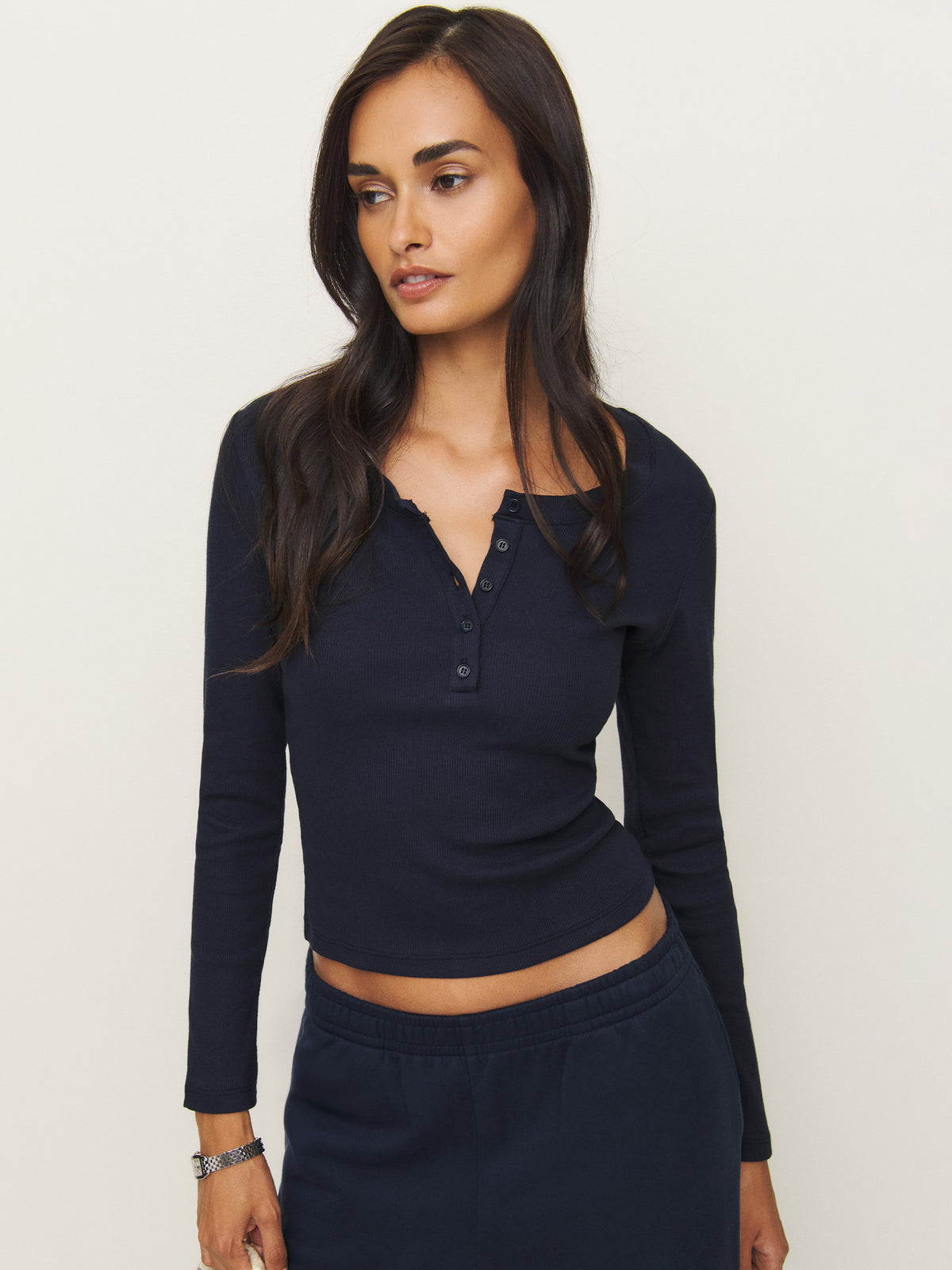 jayden long sleeve henley tee