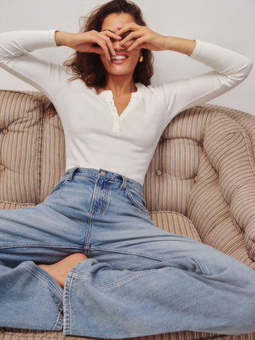 jayden long sleeve henley tee