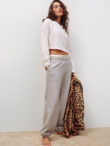 asher cropped oversized longsleeve tee