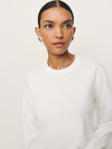 asher oversized long sleeve tee