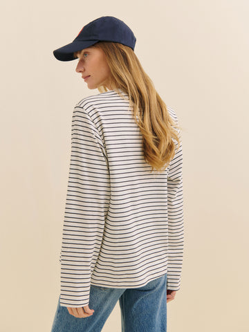 asher oversized long sleeve tee