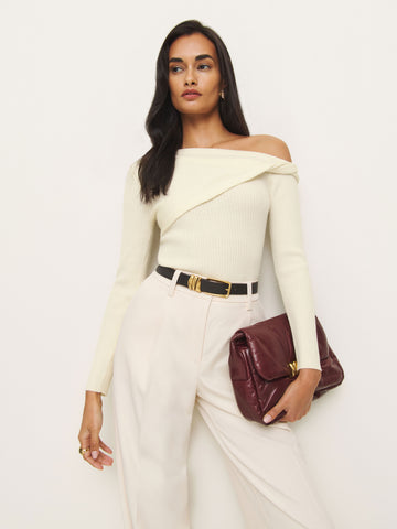 lilou regenerative merino sweater