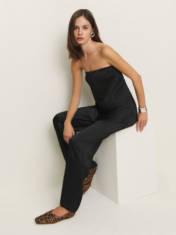 alleia satin two piece