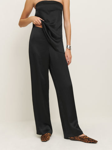 alleia satin two piece