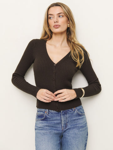 fia cashmere blend cardigan