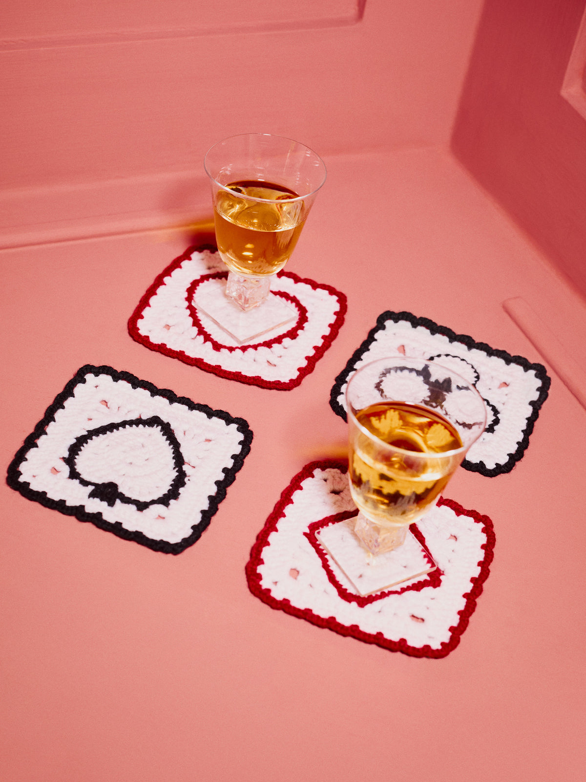 aces regenerative wool coasters