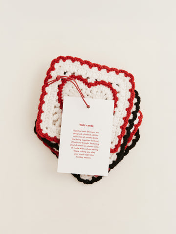 aces regenerative wool coasters