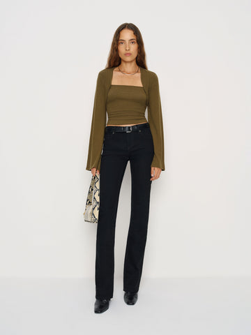 chloe knit shrug set