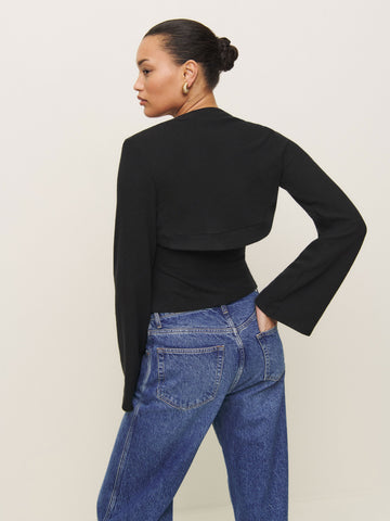 chloe knit shrug set