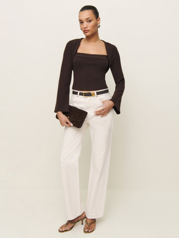 chloe knit shrug set