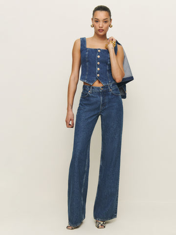 bo denim top