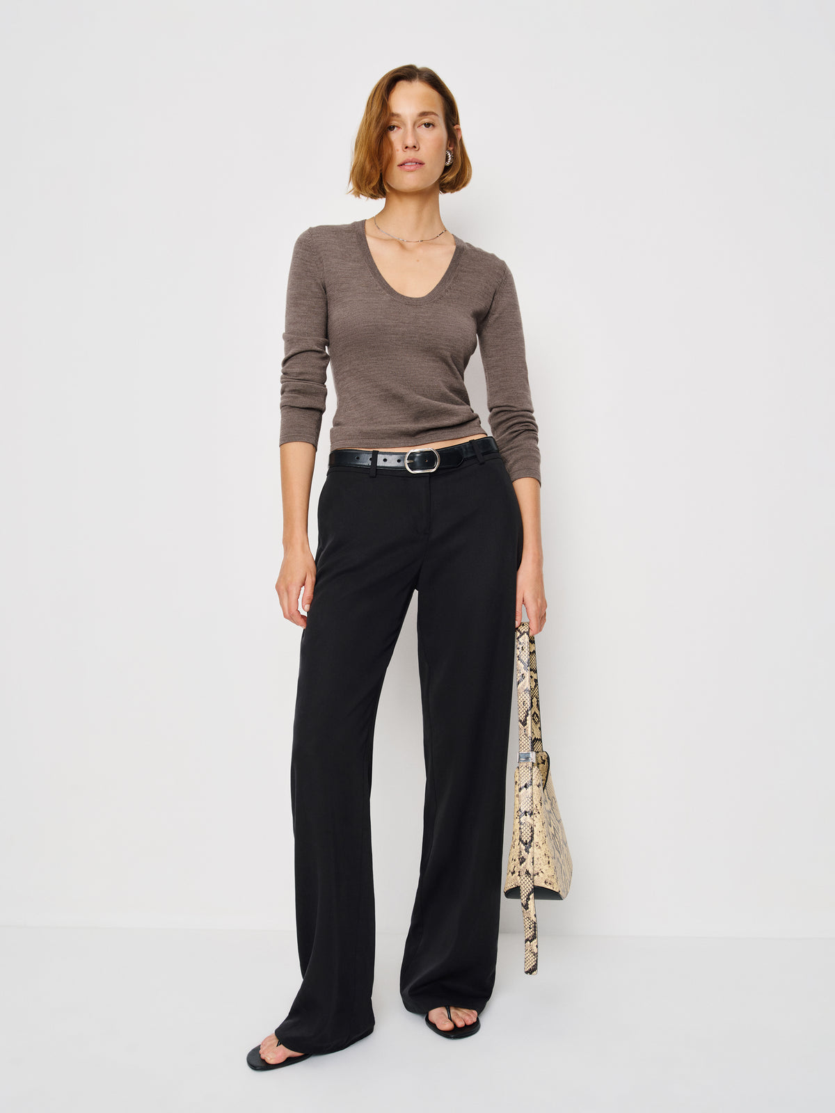 benji regenerative merino scoop neck