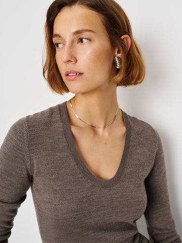 benji regenerative merino scoop neck