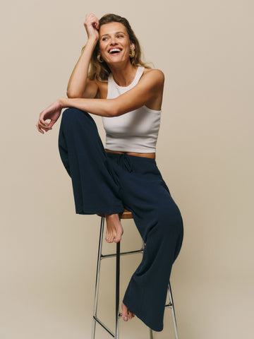 petites olina knit pant