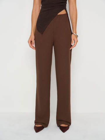 gale mid rise bias pant