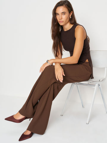 gale mid rise bias pant