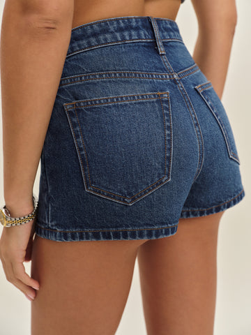 teagan stretch denim skort