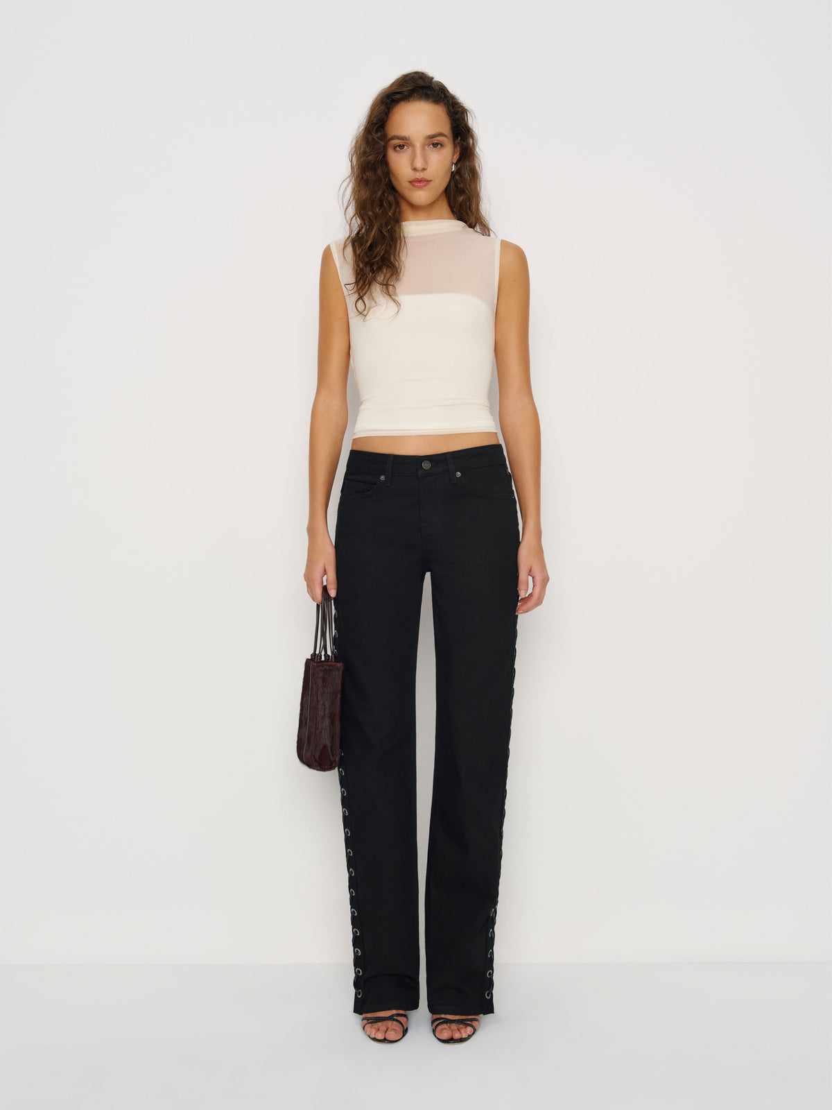 charlee low rise straight leg jeans