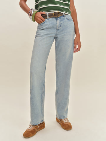charlee low rise straight leg jeans