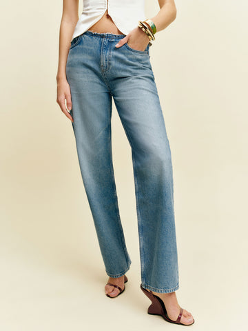charlee low rise straight leg jeans