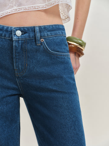 charlee low rise straight leg jeans